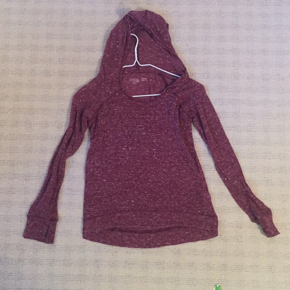 Zella girl tight fitting hoodie